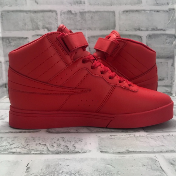 NEW FILA Vulc 13 Mid Red - Picture 6 of 8